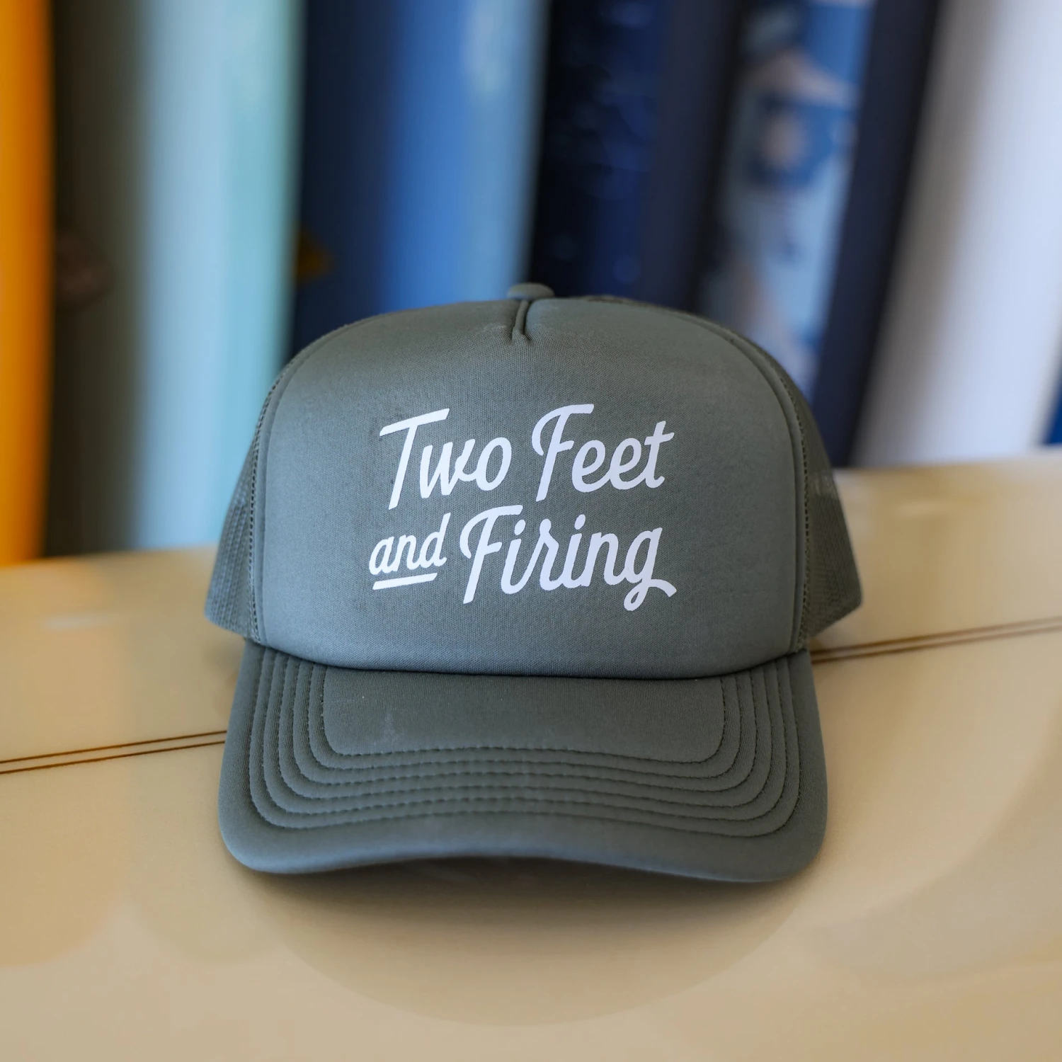 Two Feet & Firing Trucker Hat 3 Two Feet & Firing Trucker Hat