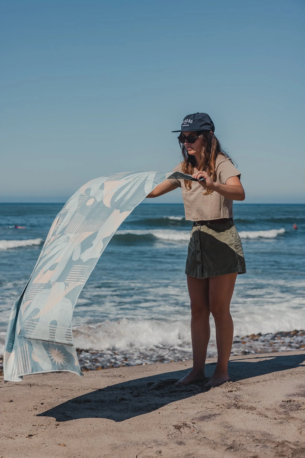 Almond X Slowtide Quick-Dry Towel | Bright Days Ahead 5 Almond X Slowtide Quick-Dry Towel | Bright Days Ahead - Image 3