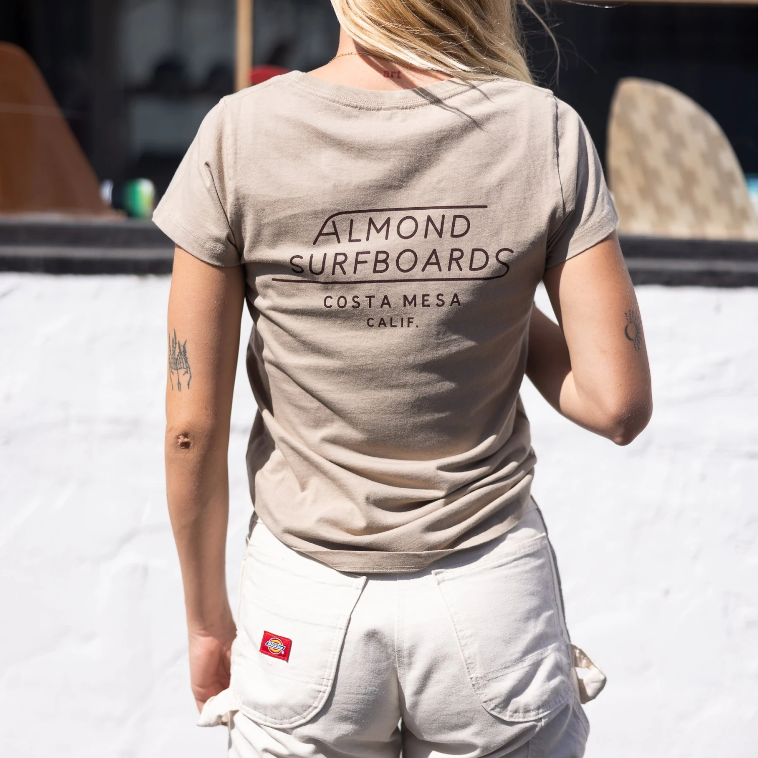 Women's Costa Mesa Tee | Oatmeal 6 Women's Costa Mesa Tee | Oatmeal - Image 4