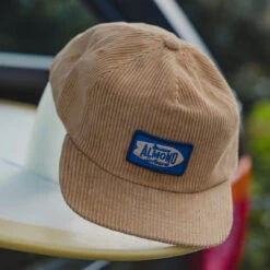 Seaview Hat | Brown Cord -Almond Surfboards Shop 2E1A4281