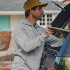 Seaview Hoodie | Grey -Almond Surfboards Shop 2E1A4676