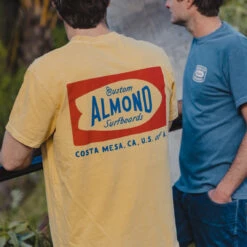 Seaview Tee | Mellow Yellow -Almond Surfboards Shop 2E1A5319