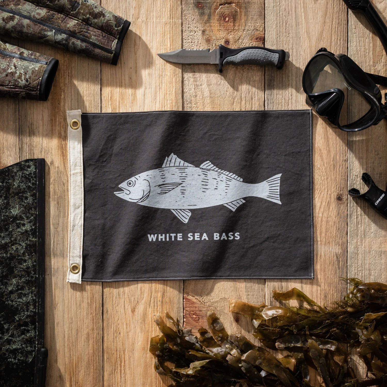 White Sea Bass Flag 6 White Sea Bass Flag - Image 4