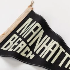 Slightly Choppy <br>Manhattan Beach Flag 7 Slightly Choppy <br>Manhattan Beach Flag -Almond Surfboards Shop 7Z4A0517