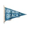 Slightly Choppy <br> Huntington Beach Flag -Almond Surfboards Shop 7Z4A1638