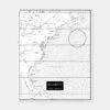 Atlantic Surf Spots | Poster (B/W) -Almond Surfboards Shop ATLANTIC PRINT GREYcopy