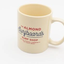 Surf Shop Mug | Almond 9 Surf Shop Mug | Almond -Almond Surfboards Shop Almond surf shop mug ALM detail