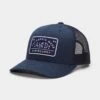 Navy Almond Trucker Hat -Almond Surfboards Shop Almond trucker patch hat 72dpi