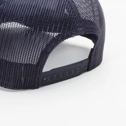 Navy Almond Trucker Hat -Almond Surfboards Shop Almond trucker patch hat detail 2