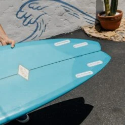 *USED* 5'10 Speed Quad #7458 -Almond Surfboards Shop Bluequadusedboard