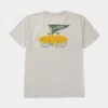 The Cruiser Tee | Natural -Almond Surfboards Shop CRUISER TEE BACK MOCK