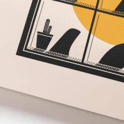 Findow | 18x18" Print -Almond Surfboards Shop Findow poster print 18x18in detail 1