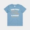 Kid's Two Feet & Firing Tee -Almond Surfboards Shop LAYBACK TEE FRONT MOCK