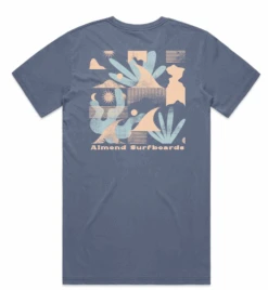 Bright Days Ahead Tee | Faded Blue -Almond Surfboards Shop ScreenShot2022 09 06at1.55.09PM