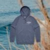 Surf Check Hoodie | Faded Blue -Almond Surfboards Shop almond hoodie