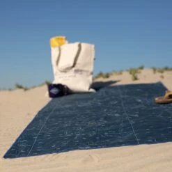 Almond X Slowtide Quick-Dry Towel | Chart 9 Almond X Slowtide Quick-Dry Towel | Chart -Almond Surfboards Shop chart towel nvy