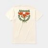 CA Poppy Tee | Natural -Almond Surfboards Shop poppy tee back
