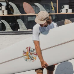 Shaka Hat | Khaki -Almond Surfboards Shop shaka kbut 002