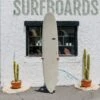 *USED* 9'2 Surf Thump 1 *USED* 9'2 Surf Thump -Almond Surfboards Shop used 9 2 cream