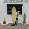 *USED* 6'5 Speed Quad -Almond Surfboards Shop yellowusedspeedquad1